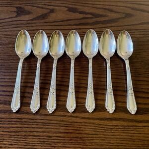 Holmes &‎ Edward (IS) "Masterpiece" 1932 Silverplate Soup Spoons Set Of 7